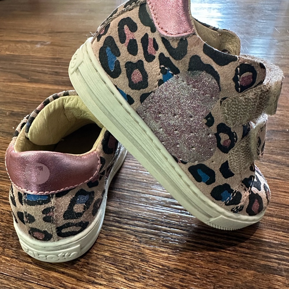Toddler Leopard Print Heart Kids Shoes